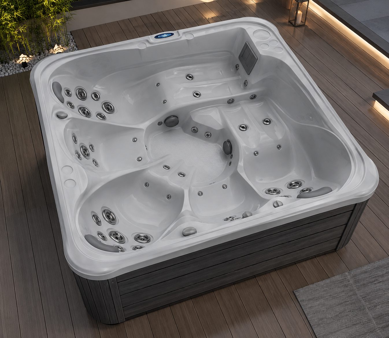 Spa Zala II 5 places dans un coin zen, visuel d'ambiance non contractuel